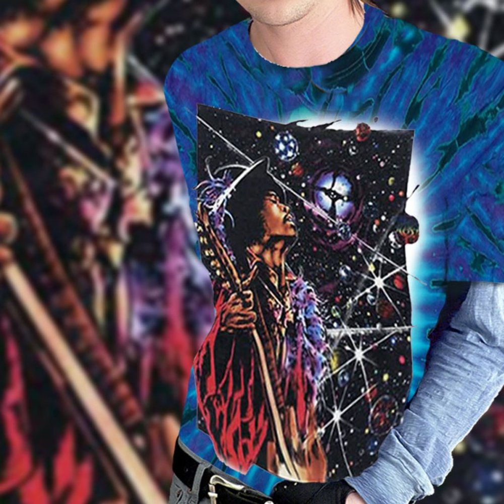 Jimi Hendrix tie dye t-shirt